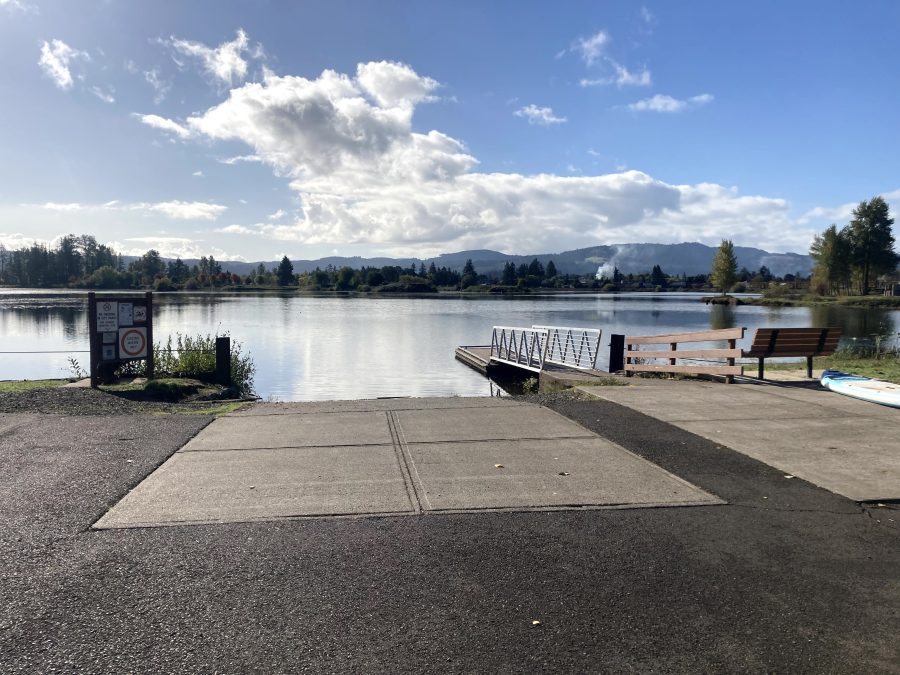 Cheadle lake boat launch