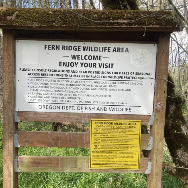 open dates for fern ridge wildlife area