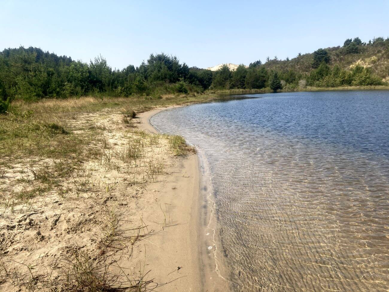 cleawox lake shallow beach