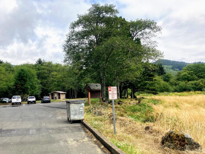 Lake Lytle parking area