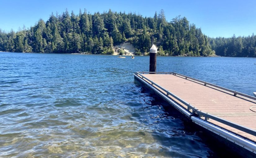 boat dock launch Woahink
