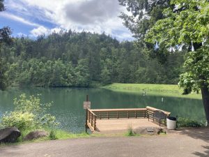 fishing pier at Silverton Lake