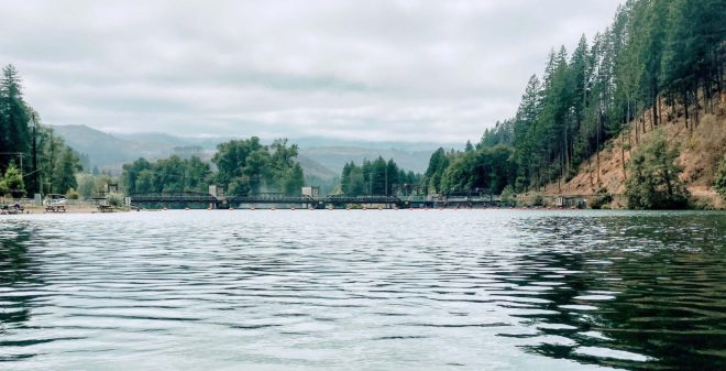 Leaburg Dam McKenzie River