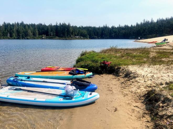 cleawox lake beach area