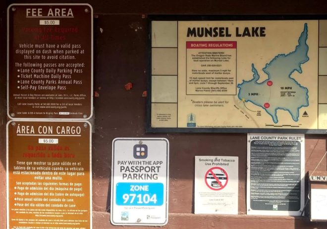 Munsel Lake parking